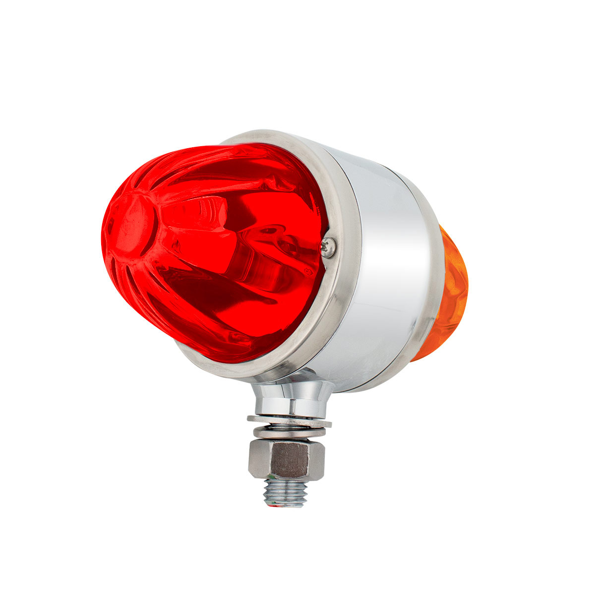 UltraBurst Chrome Double Face Glass Watermelon Light-Amber & Red LED/Amber & Red Lens - Thumbnail 4