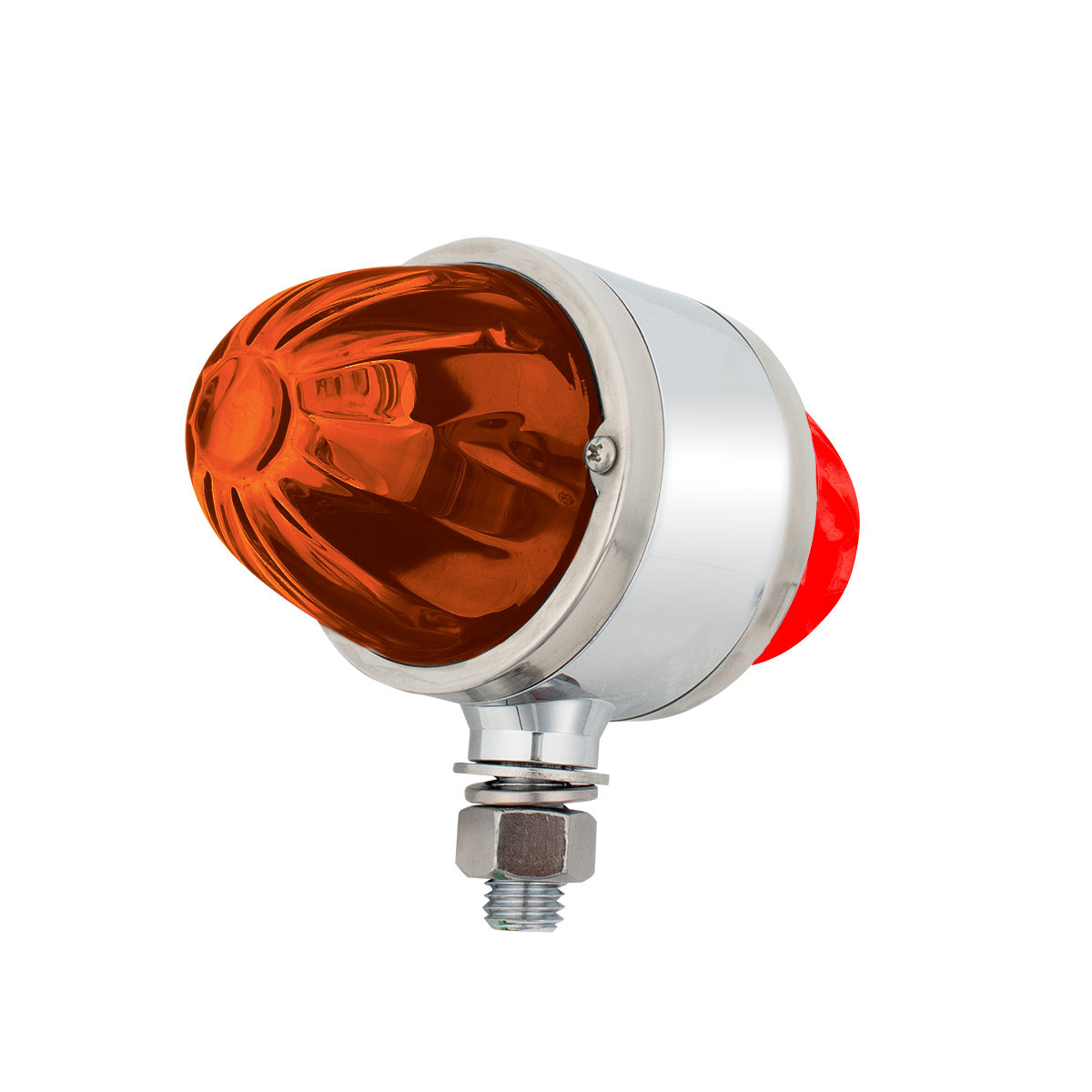 UltraBurst Chrome Double Face Glass Watermelon Light-Amber & Red LED/Dark Amber & Red Lens - Thumbnail 2