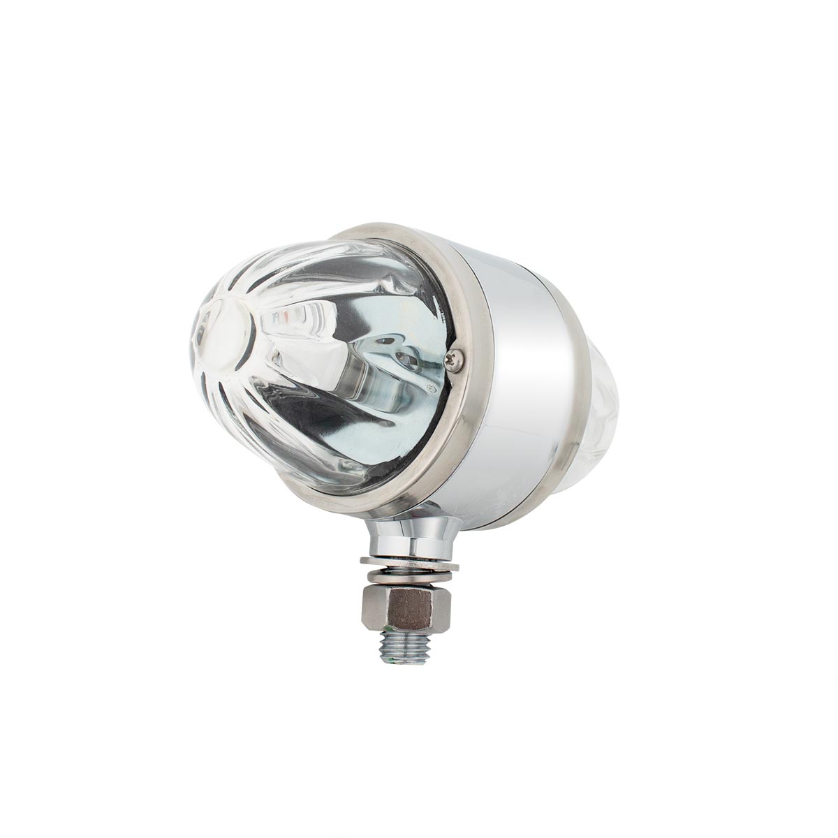 UltraBurst Chrome Double Face Glass Watermelon Light-Amber & Red LED/Clear Lens - Thumbnail 3