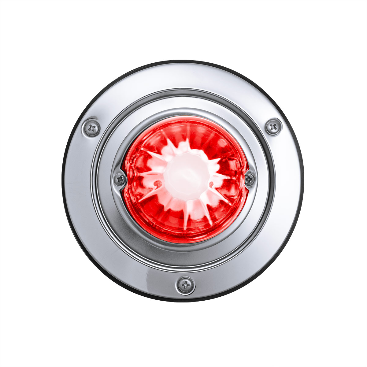 Dual Function Glass Watermelon Sleeper Bunk Kit With 304 Stainless Steel Bezel & LED Bulb-Clear Lens/Amber LED - Thumbnail 5