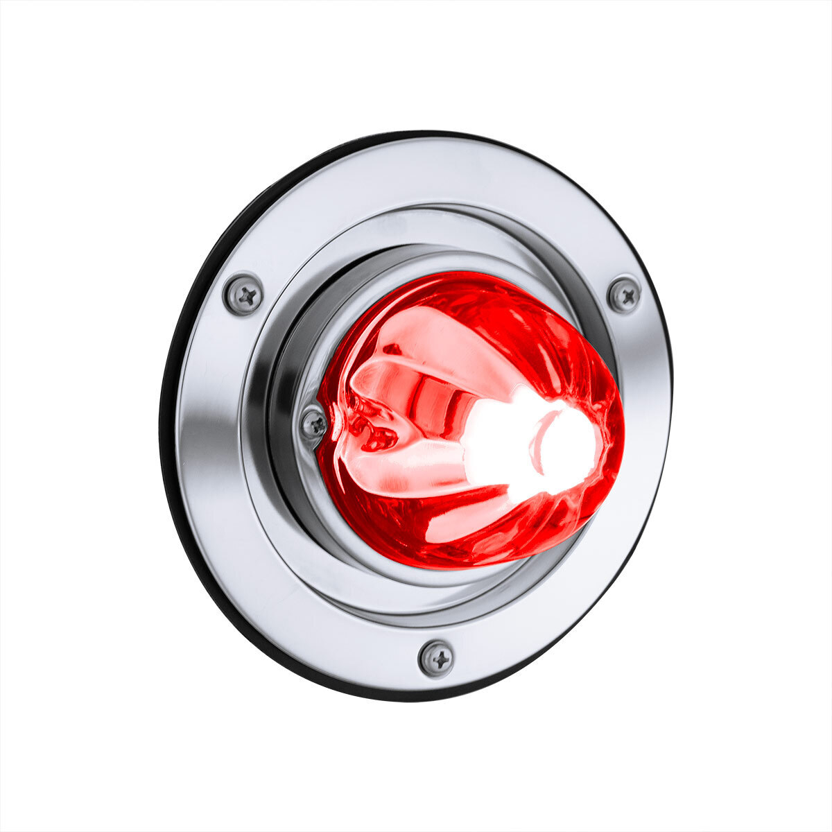 Dual Function Glass Watermelon Sleeper Bunk Kit With 304 Stainless Steel Bezel & LED Bulb-Clear Lens/Red LED - Thumbnail 14