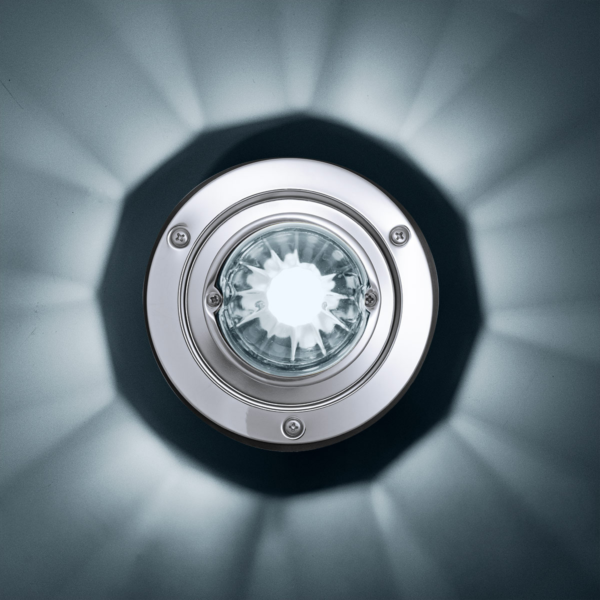 Dual Function Glass Watermelon Sleeper Bunk Kit With 304 Stainless Steel Bezel & LED Bulb-Clear Lens/White LED - Thumbnail 12