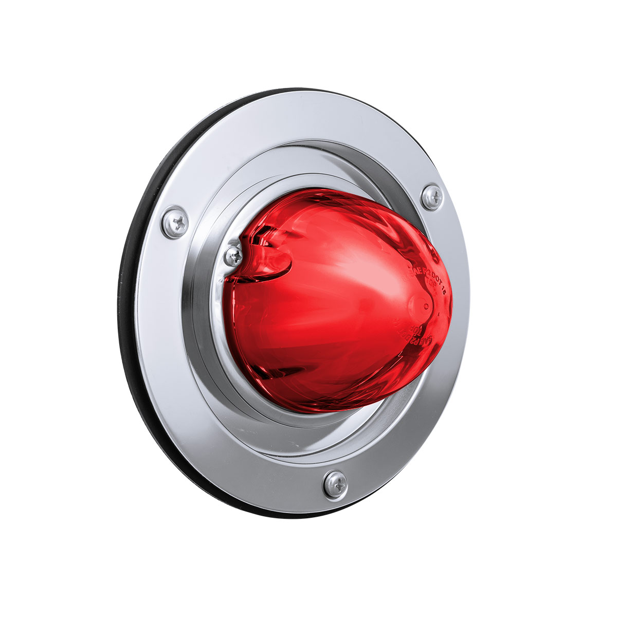 9 LED Dual Function GloLight Watermelon Sleeper Bunk Kit With 304 Stainless Steel Bezel-Red LED/Red Lens - Thumbnail 3