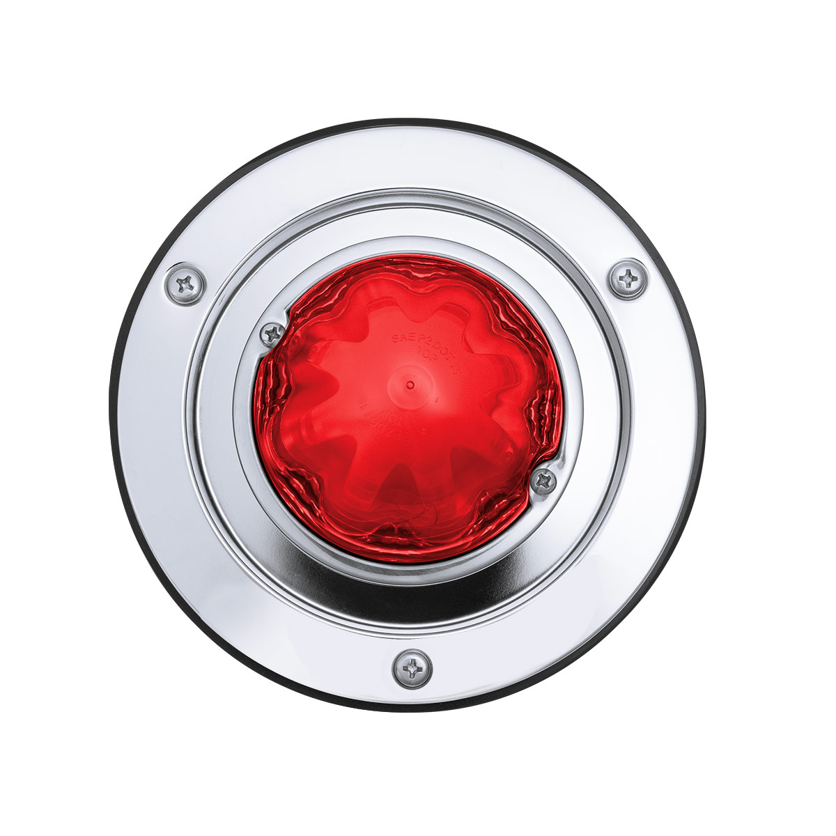 9 LED Dual Function GloLight Watermelon Sleeper Bunk Kit With 304 Stainless Steel Bezel-Red LED/Red Lens - Thumbnail 6