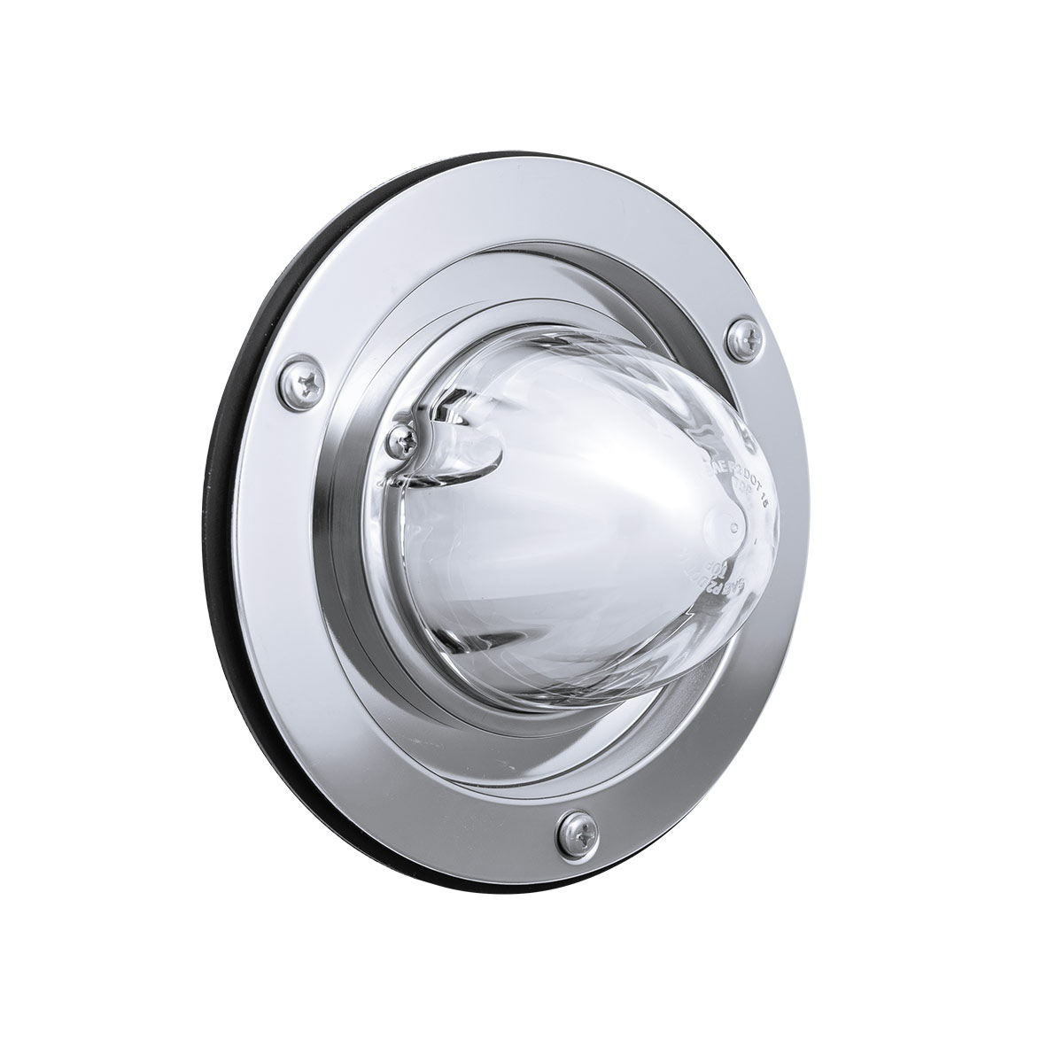 9 LED Dual Function GloLight Watermelon Sleeper Bunk Kit With 304 Stainless Steel Bezel-Amber LED/Clear Lens - Thumbnail 3