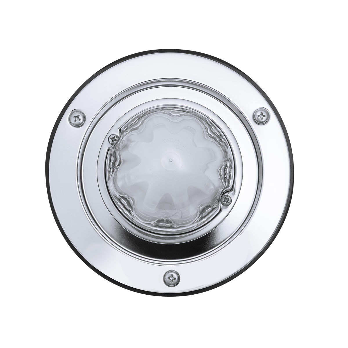 9 LED Dual Function GloLight Watermelon Sleeper Bunk Kit With 304 Stainless Steel Bezel-Amber LED/Clear Lens - Thumbnail 6