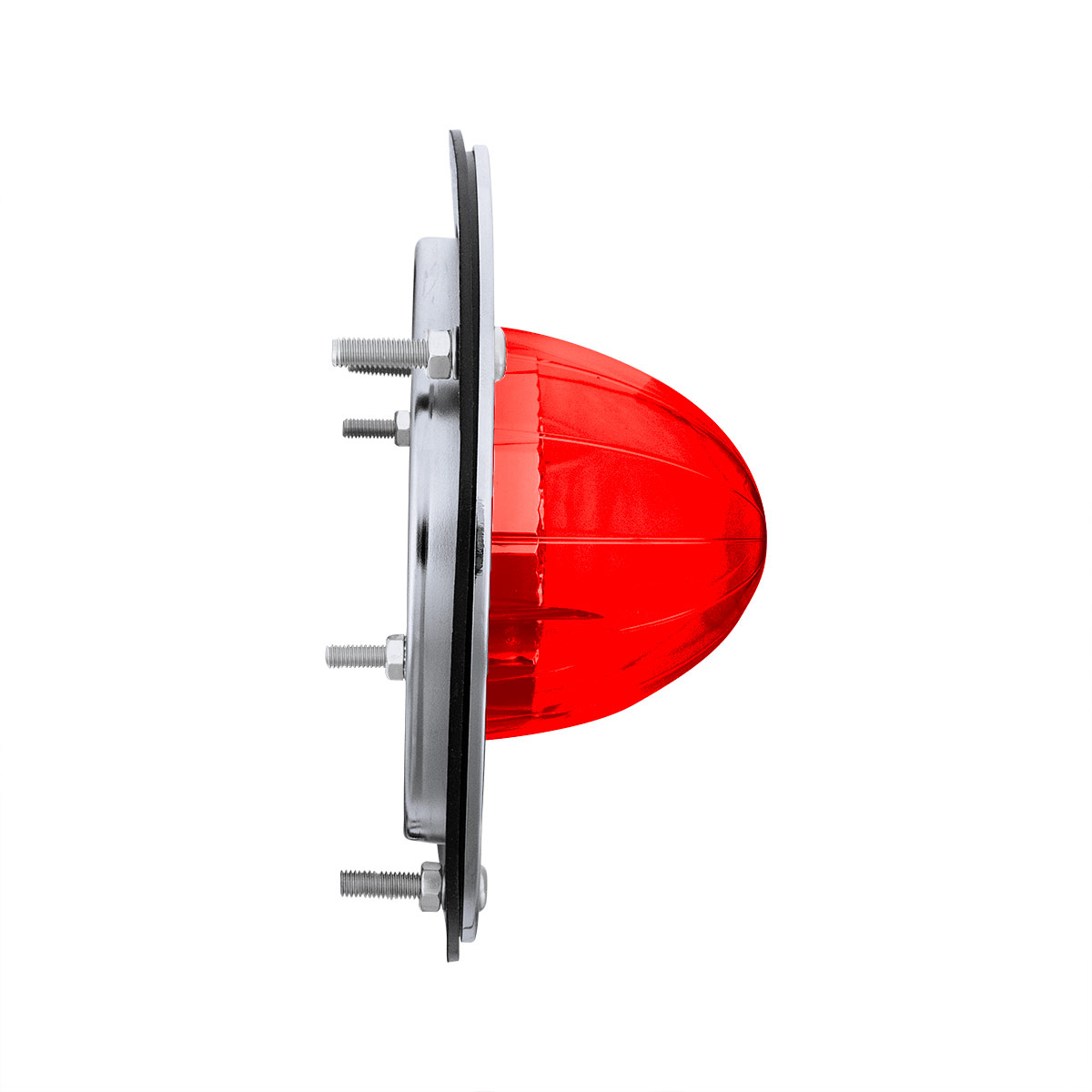 17 LED Dual Function Watermelon Reflector Light Sleeper Bunk Kit With 304 SS Bezel-Red LED/Red Lens - Thumbnail 7