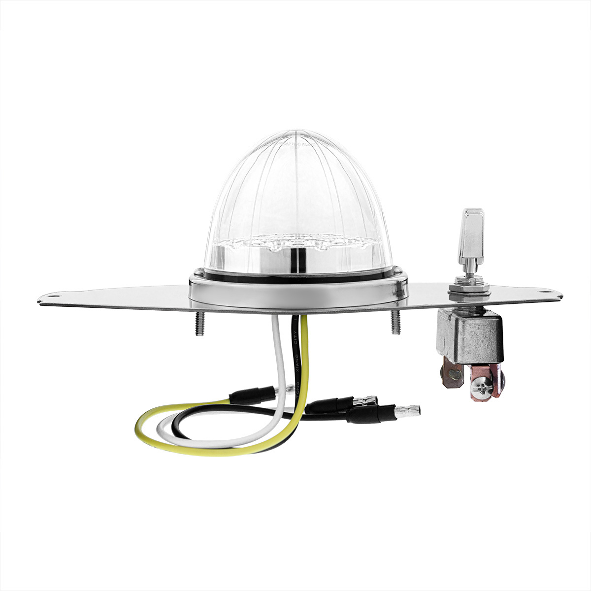 304 SS Above Door Dome Light Kit W/ 17 LED Double Fury Watermelon For 2008-2017 FL Cascadia-Red & White LED - Thumbnail 9