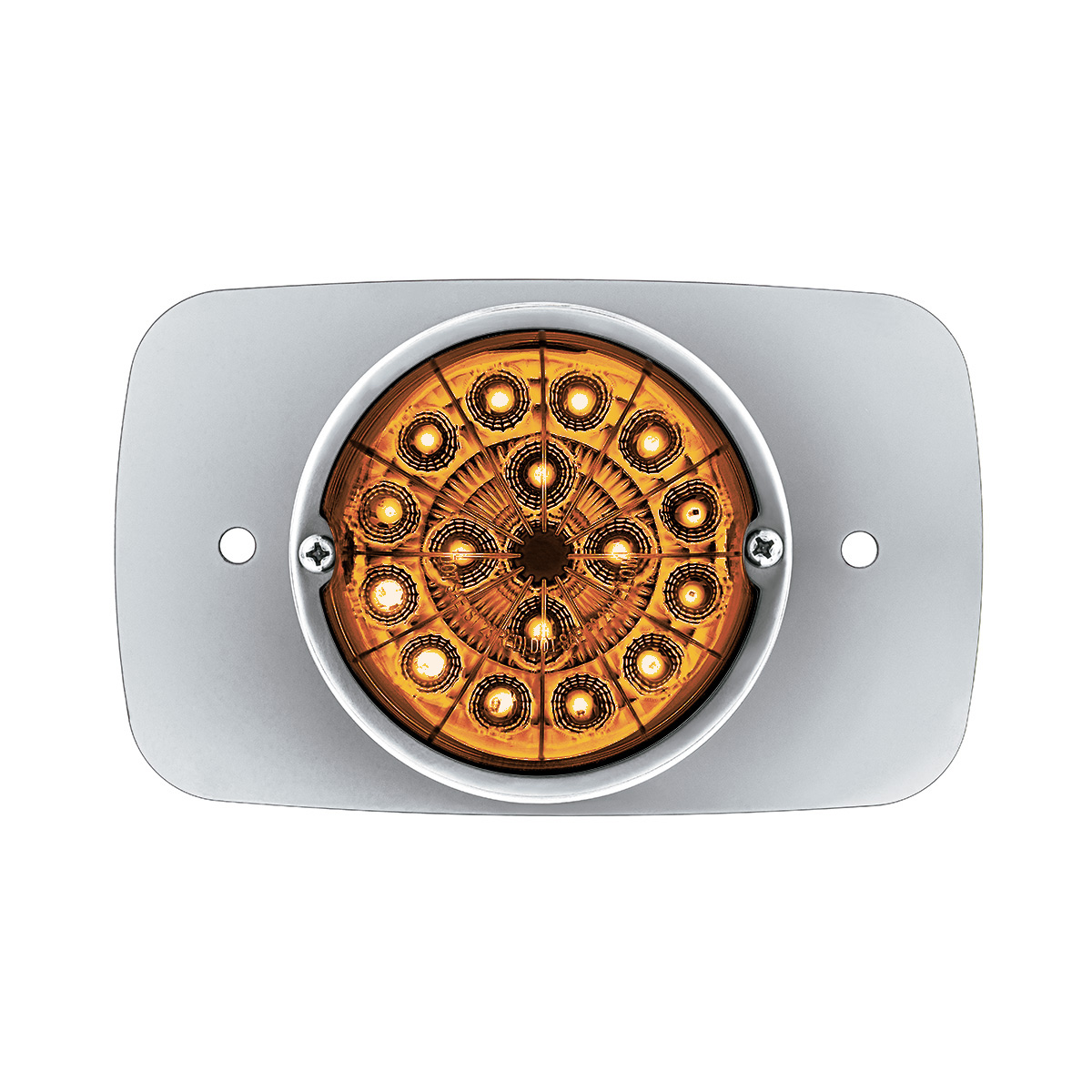 304 SS Turn Signal Light Kit W/ 17 LED Double Fury Watermelon For 2008-2017 FL Cascadia-Amber & Blue LED - Thumbnail 6