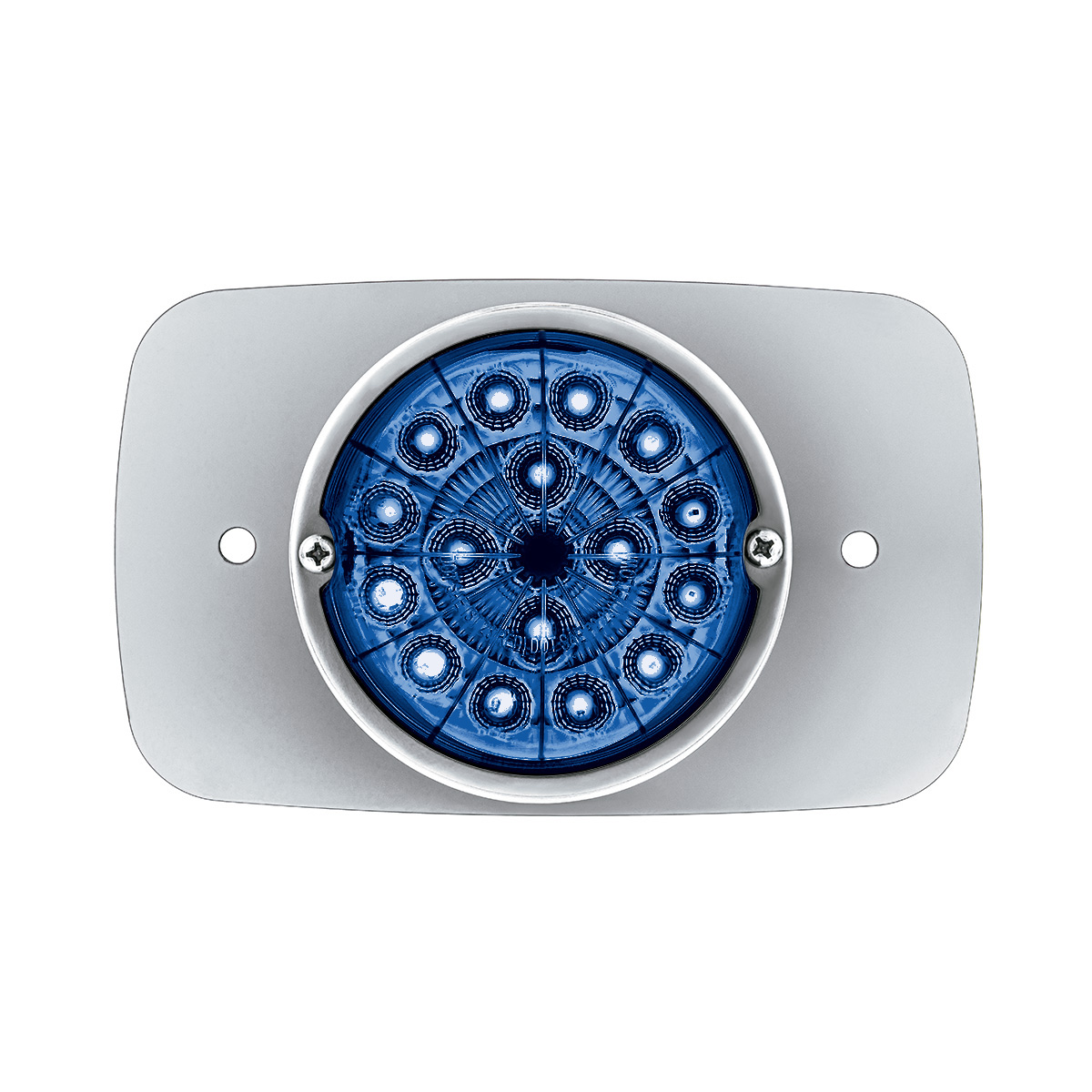 304 SS Turn Signal Light Kit W/ 17 LED Double Fury Watermelon For 2008-2017 FL Cascadia-Amber & Blue LED - Thumbnail 7