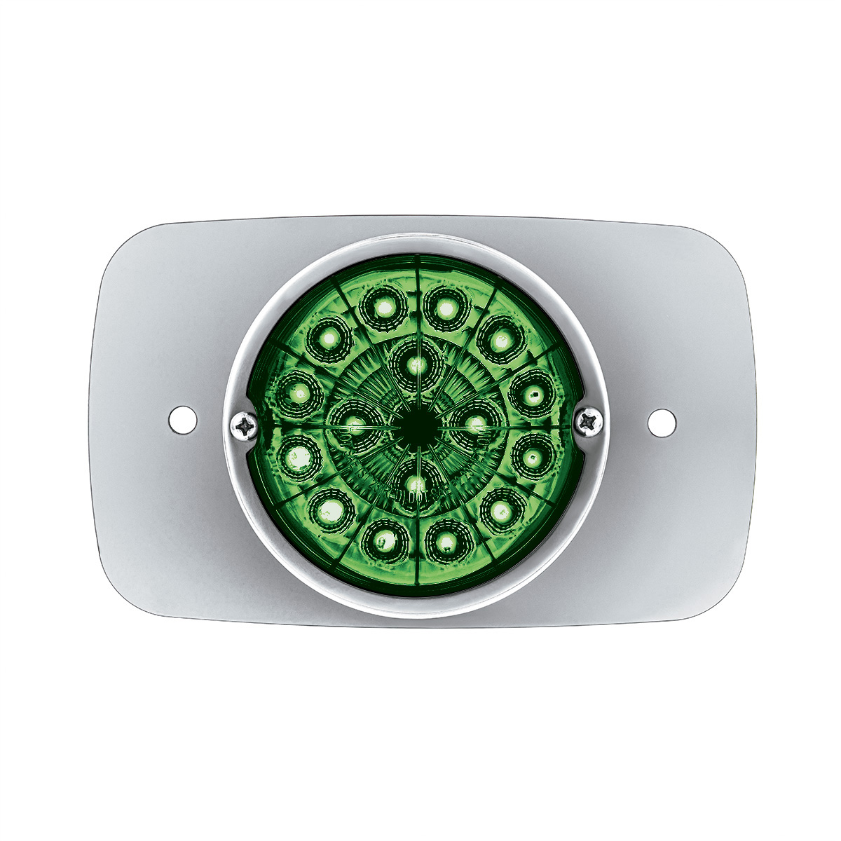 304 SS Turn Signal Light Kit W/ 17 LED Double Fury Watermelon For 2008-2017 FL Cascadia-Amber & Green LED - Thumbnail 7