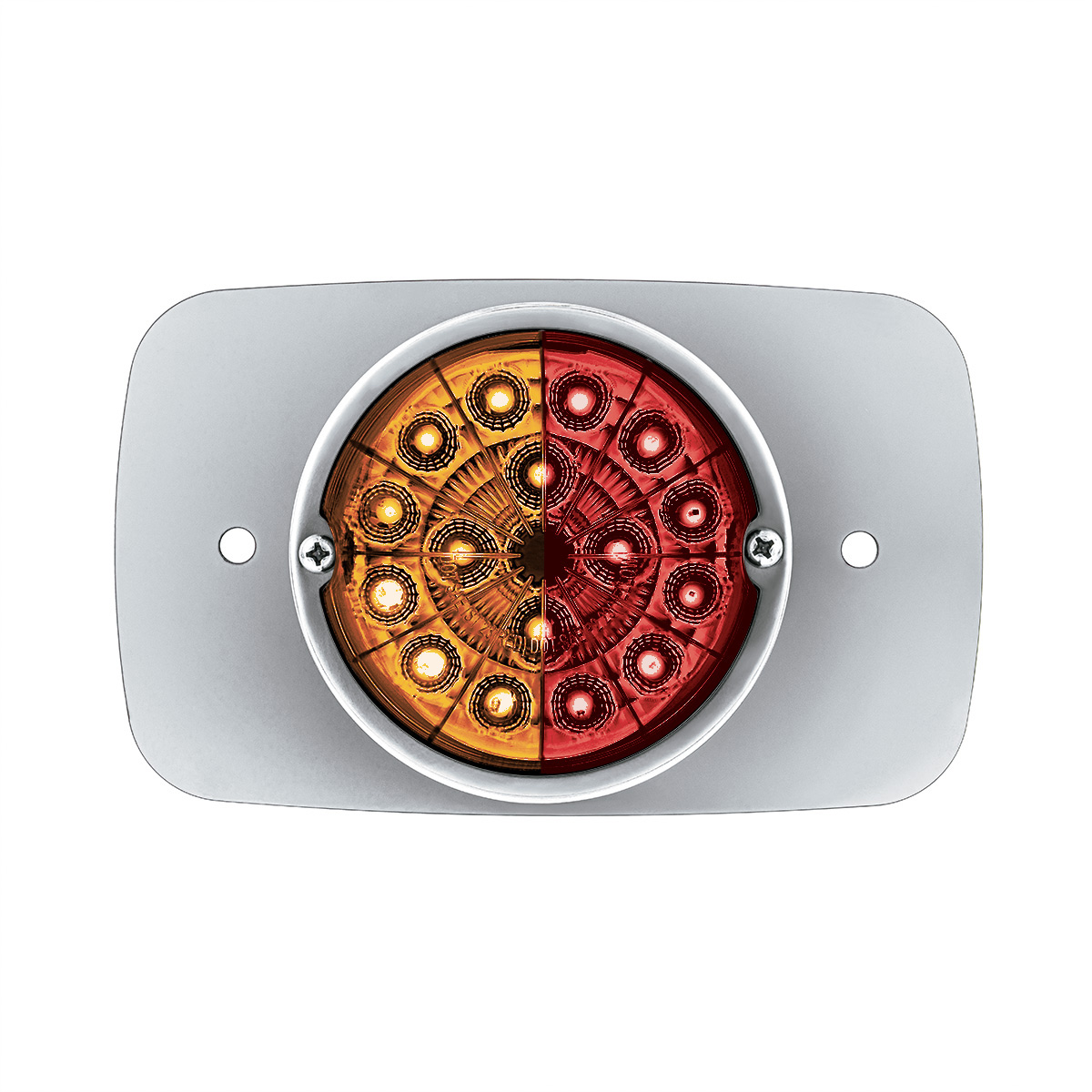 304 SS Turn Signal Light Kit W/ 17 LED Double Fury Watermelon For 2008-2017 FL Cascadia-Amber & Red LED - Thumbnail 5