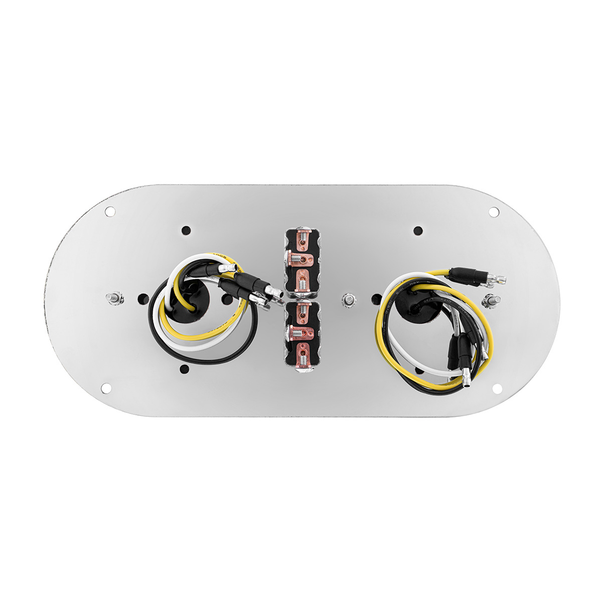 304 SS Above Door Dome Light Kit With 2 X 17 LED Double Fury Watermelon For KW & PB Trucks-Amber & Red LED - Thumbnail 10