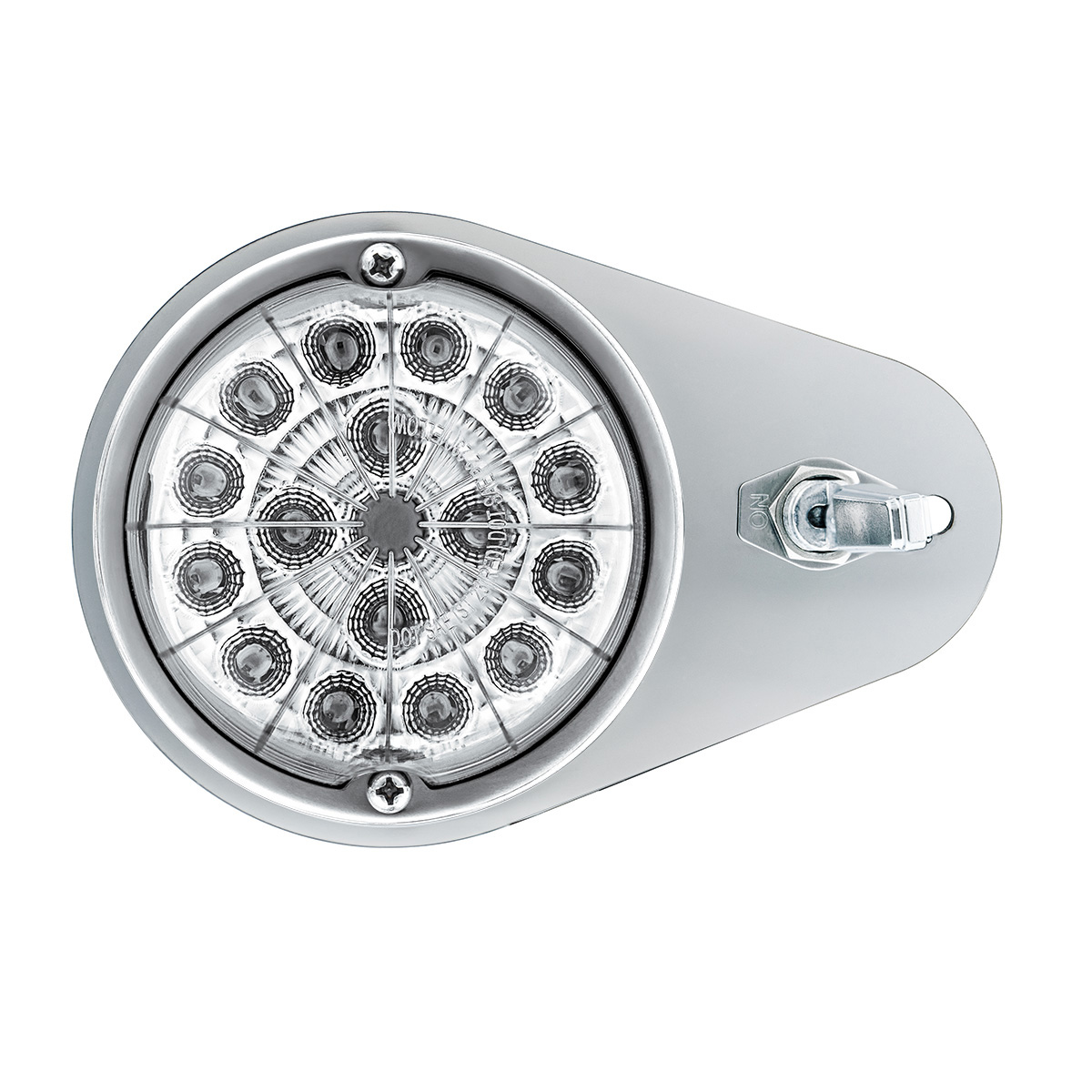 304 SS Above Door Dome Light Kit W/ 17 LED Double Fury Watermelon For 1994-2025 KW W900-Amber & White LED - Thumbnail 8