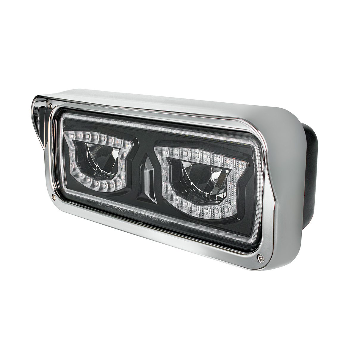 High Power Blackout LED Headlight With Turn Signal And Position Light-Passenger - Thumbnail 4