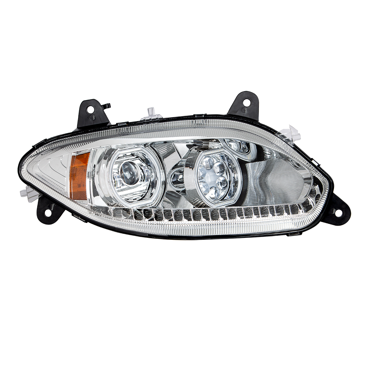 Chrome 17 LED Headlight For 2018-2025 International LT - Passenger - Thumbnail 2