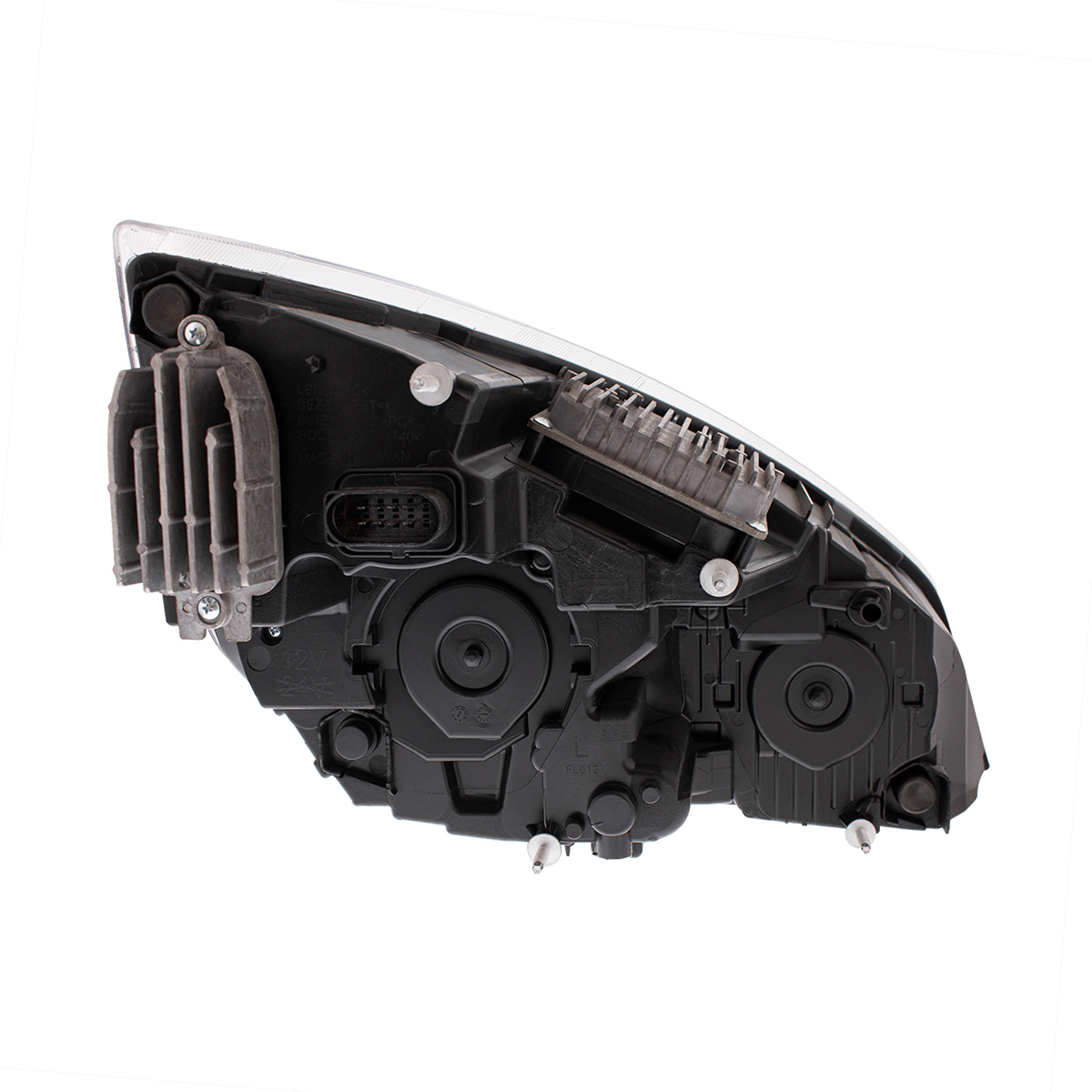 Chrome LED Headlight For 2018-2024 Freightliner Cascadia - Driver - Thumbnail 7