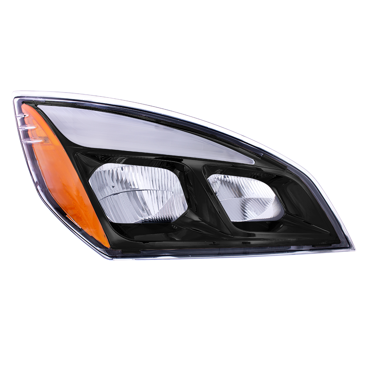 Black LED Headlight For 2018-2024 Freightliner Cascadia - Passenger - Thumbnail 3