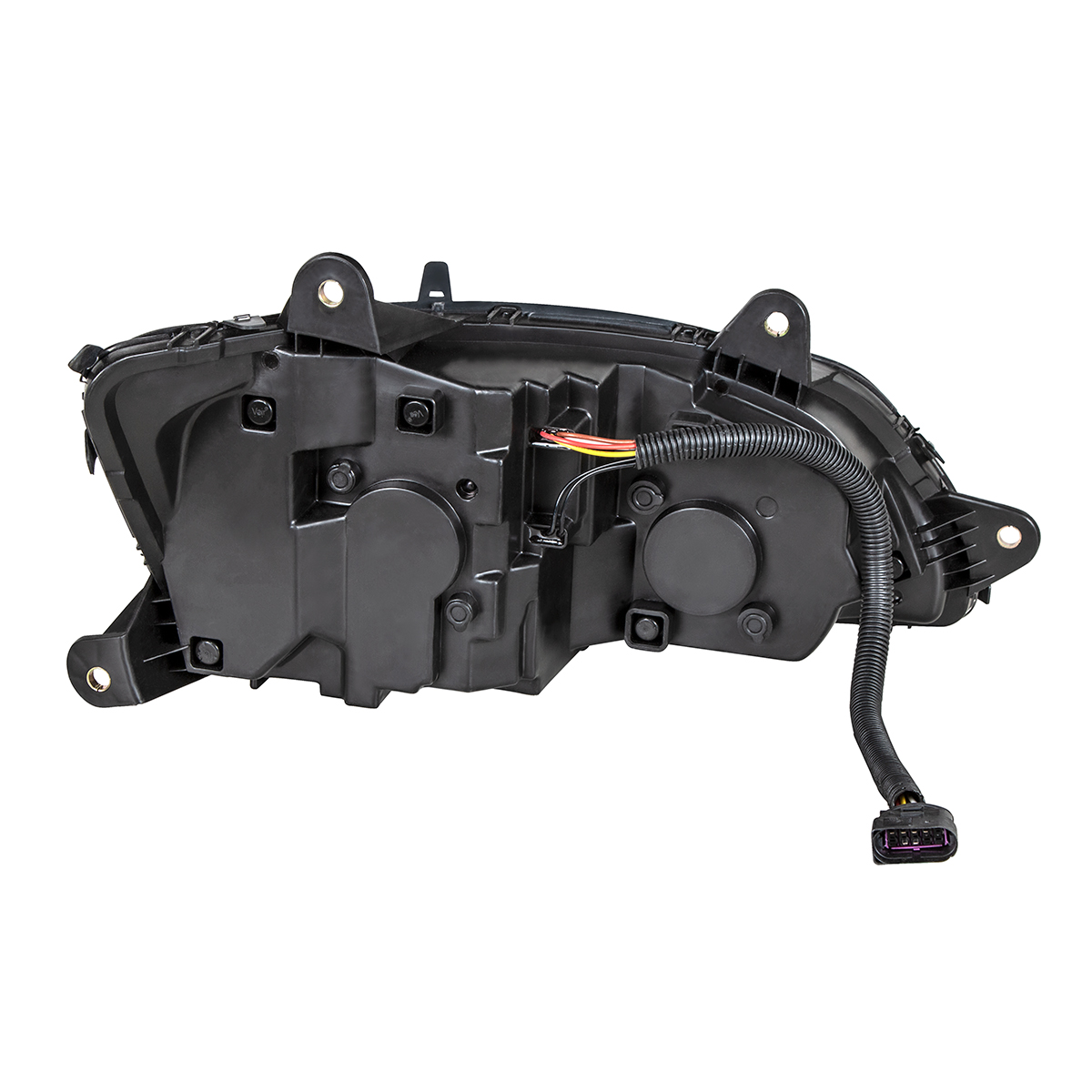 Chrome LED Headlight With LED Turn Signal & LED Position Light Bar For 2008-2017 Kenworth T660 - Driver - Thumbnail 5