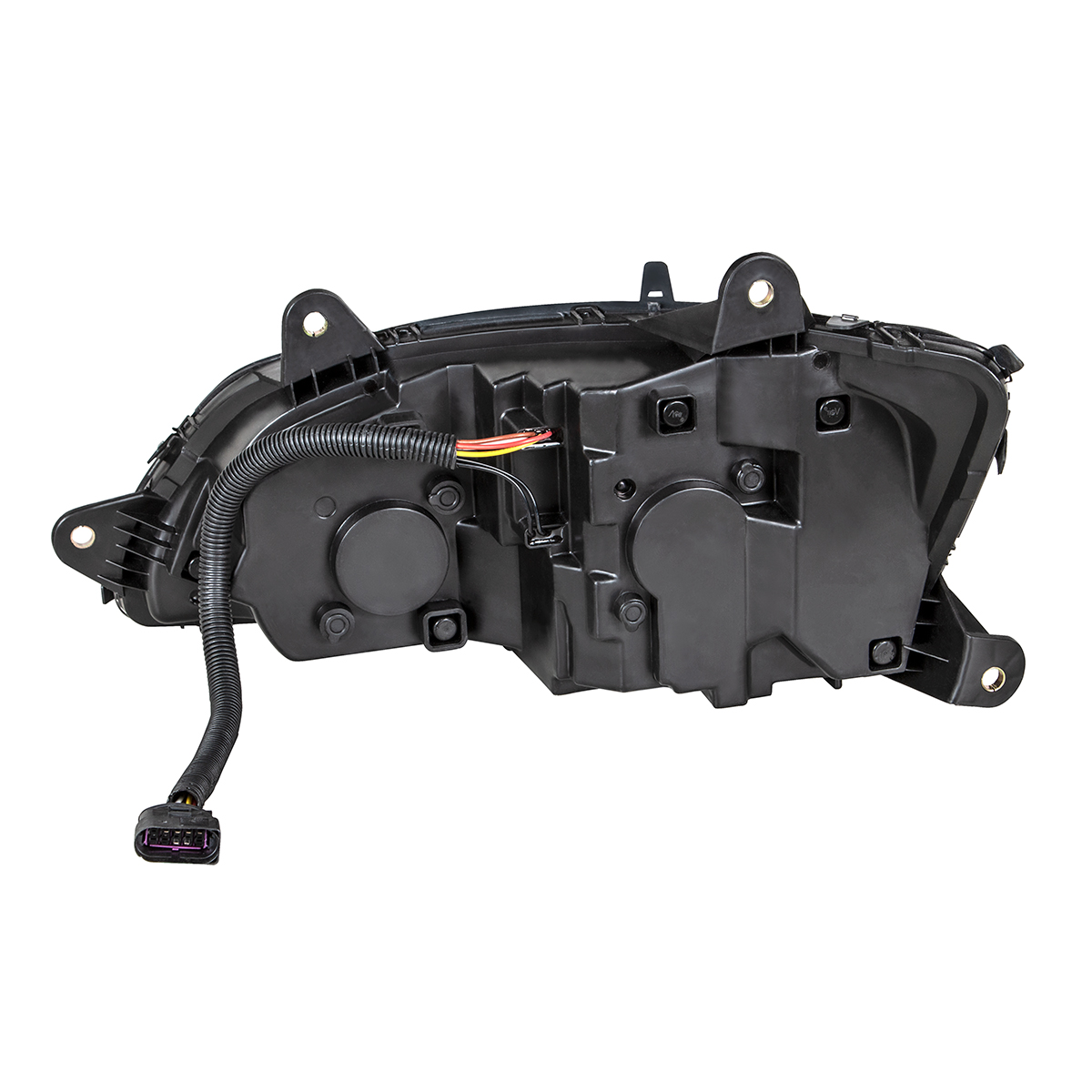 Chrome LED Headlight With LED Turn Signal & LED Position Light Bar For 2008-2017 Kenworth T660 - Passenger - Thumbnail 5