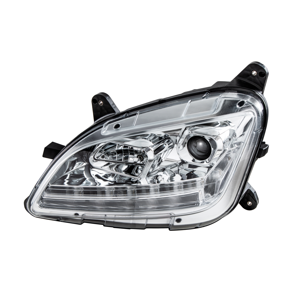 Chrome Projection Headlight With LED Sequential Turn and DRL For 2012-2021 Peterbilt 579- Driver - Thumbnail 19