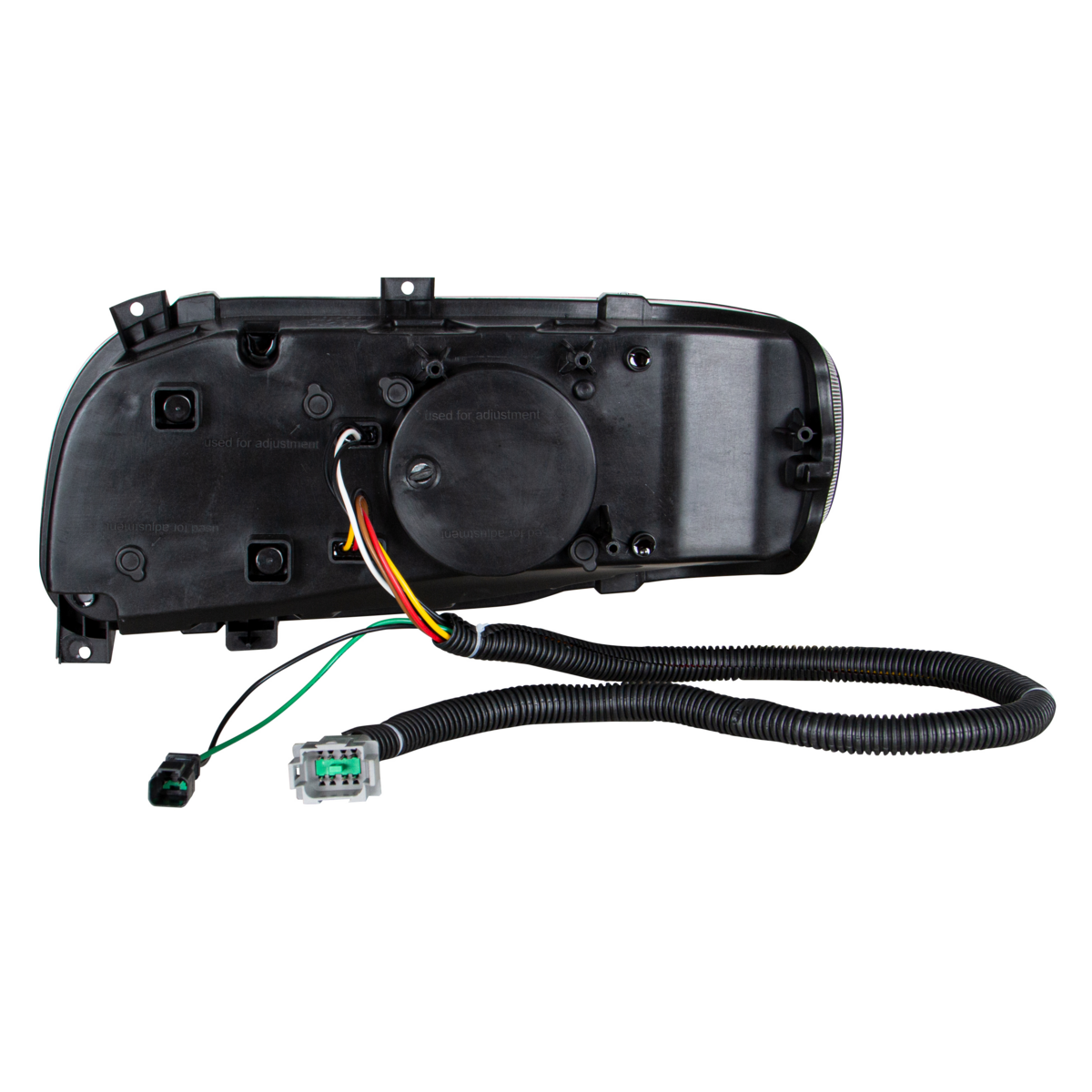 High Power 10 LED Blackout Headlight With 6 LED Turn & 100 LED Halo For 2008-2024 Peterbilt 389- Passenger - Thumbnail 13