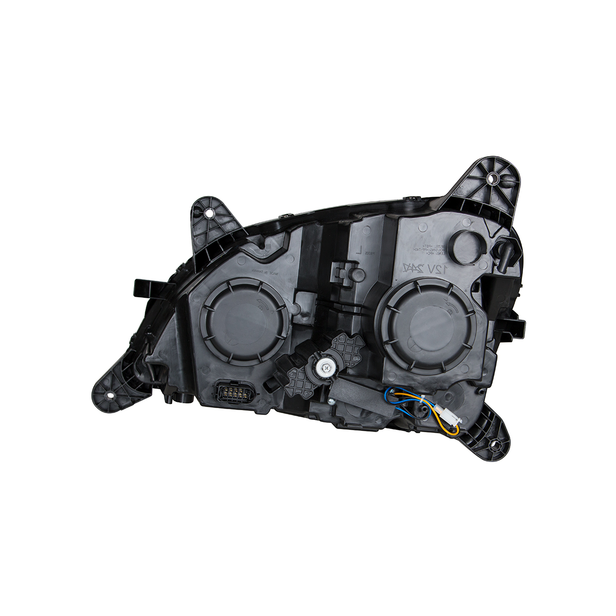 Black Projection Headlight With LED Position & Signal For 2012-2021 Peterbilt 579- Passenger - Thumbnail 7