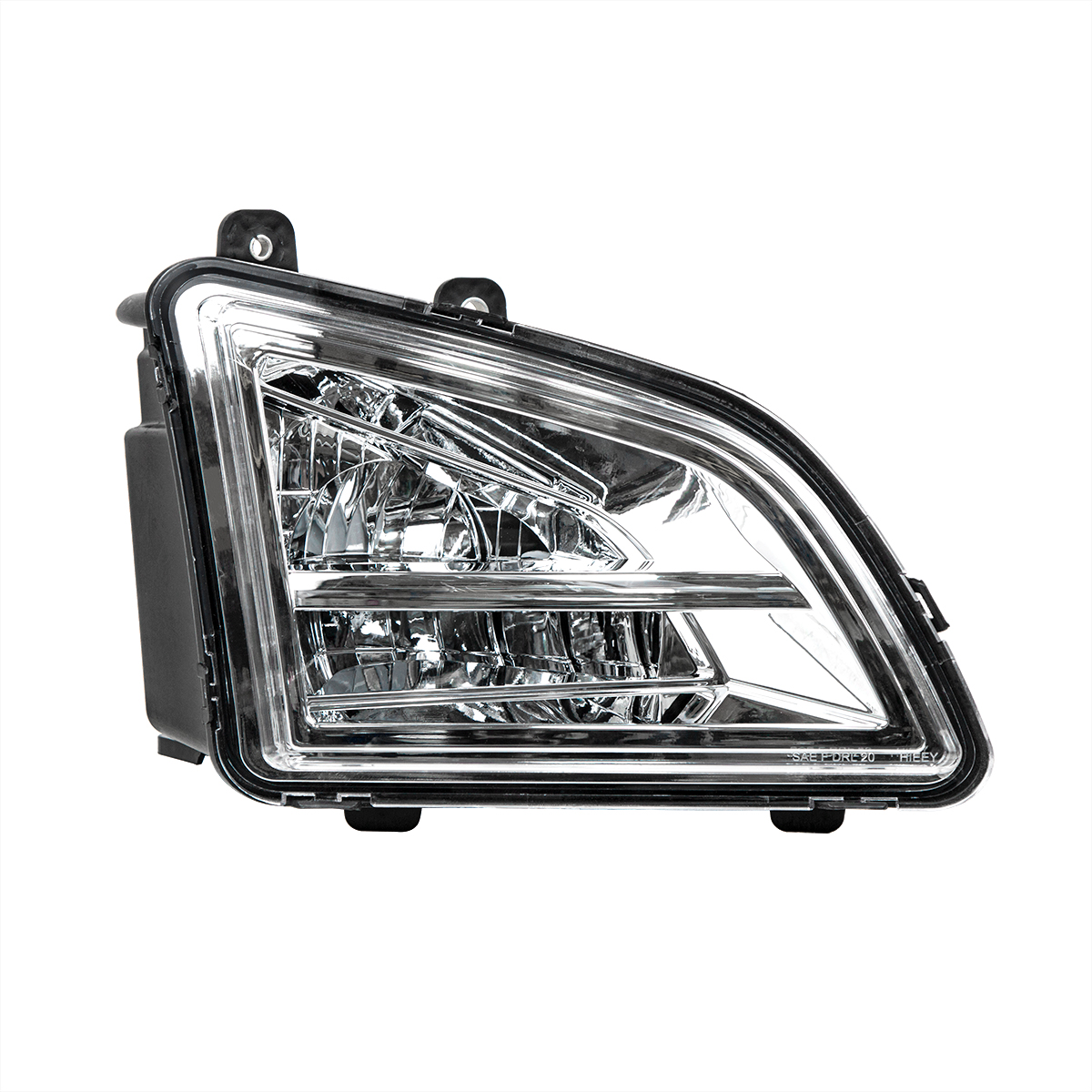 Chrome LED Driving & Fog Light For 2018-2024 Volvo VNL - Passenger -Competition Series - Thumbnail 2