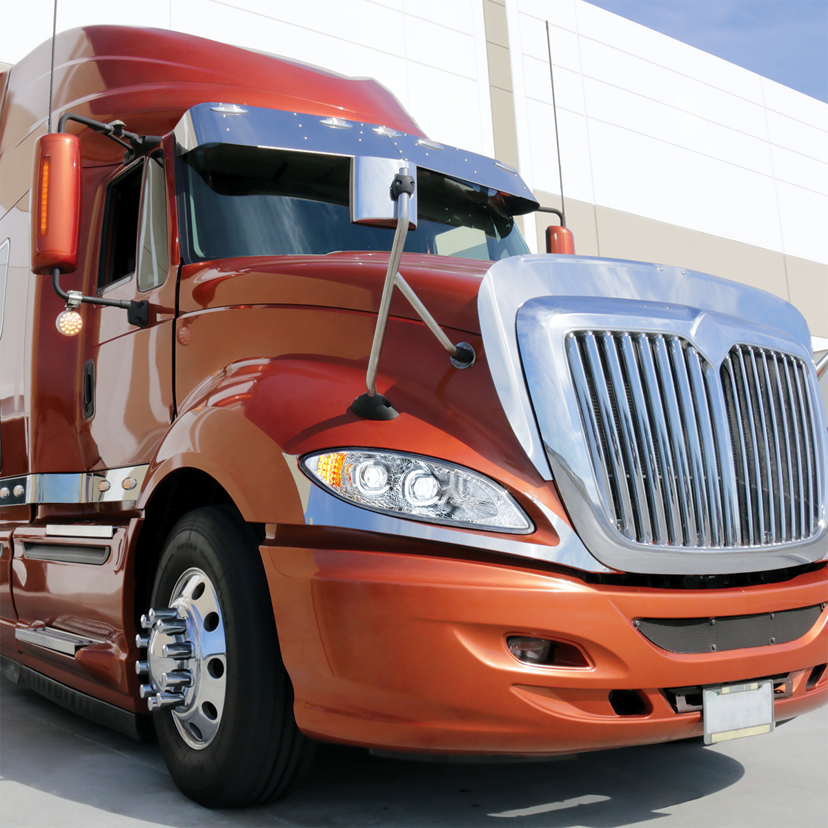 Chrome LED Headlight For 2006-2017 International Prostar - Passenger - Thumbnail 8