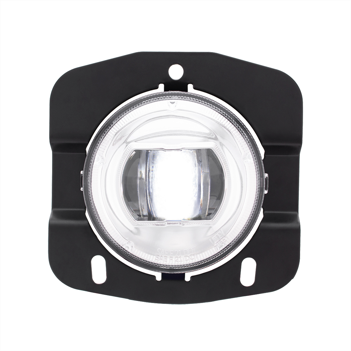 LED Fog Light For 2013-2022 Kenworth 1st Gen T680 -Competition Series- Chrome - Thumbnail 2