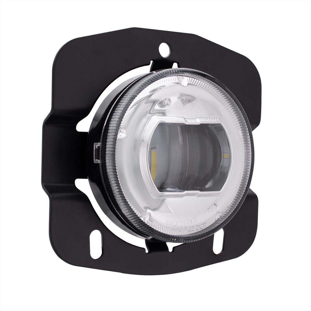 LED Fog Light For 2013-2022 Kenworth 1st Gen T680 -Competition Series- Chrome - Thumbnail 3