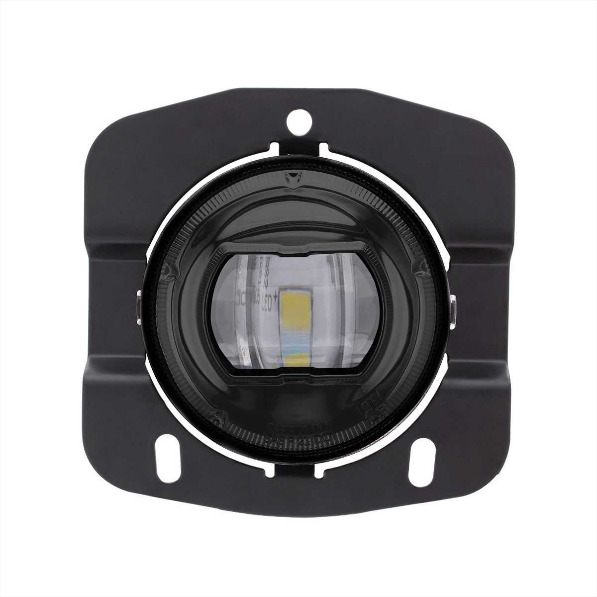 LED Fog Light For 2013-2022 Kenworth 1st Gen T680 -Competition Series- Black - Thumbnail 10