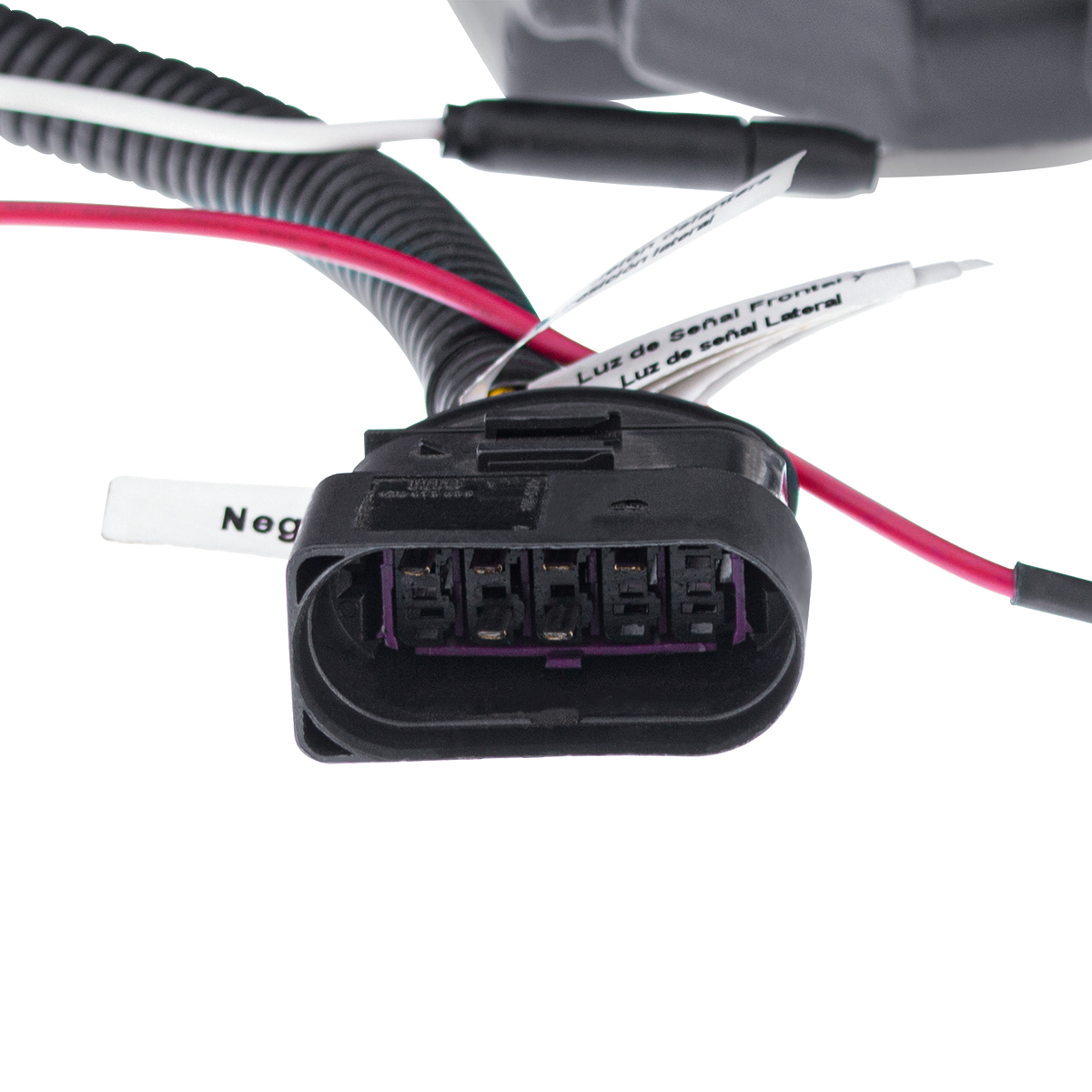 Black LED Headlight With Sequential Turn Signal & Position Light Bars For 2008-17 Kenworth T660 - Passenger - Thumbnail 6