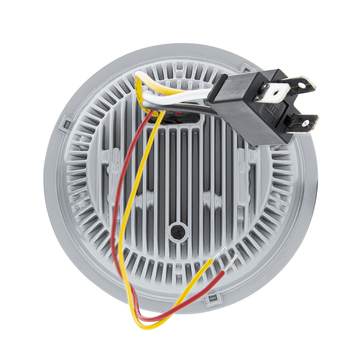 ULTRALIT- LED 5-3/4" Round Headlight With 60 LED Dual Color Light Bar, Amber & White LED - Low Beam - Thumbnail 5