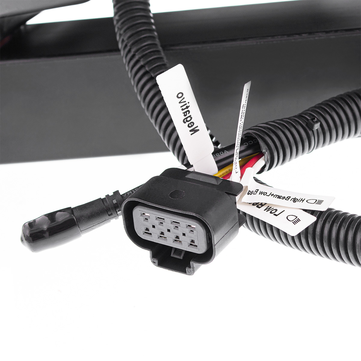 Chrome LED Headlight With Dual Color LED Light Bars For 2003-2017 Volvo VN/VNL - Driver - Thumbnail 7