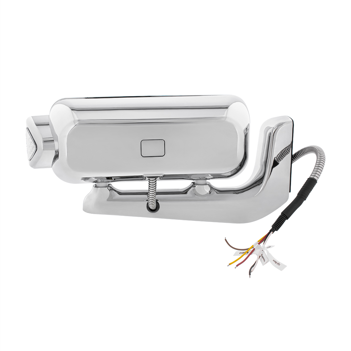 10 High Power LED "Blackout" Projection Headlight Assembly W/Mounting Arm & Turn Signal Side Pod - Driver Side - Thumbnail 7