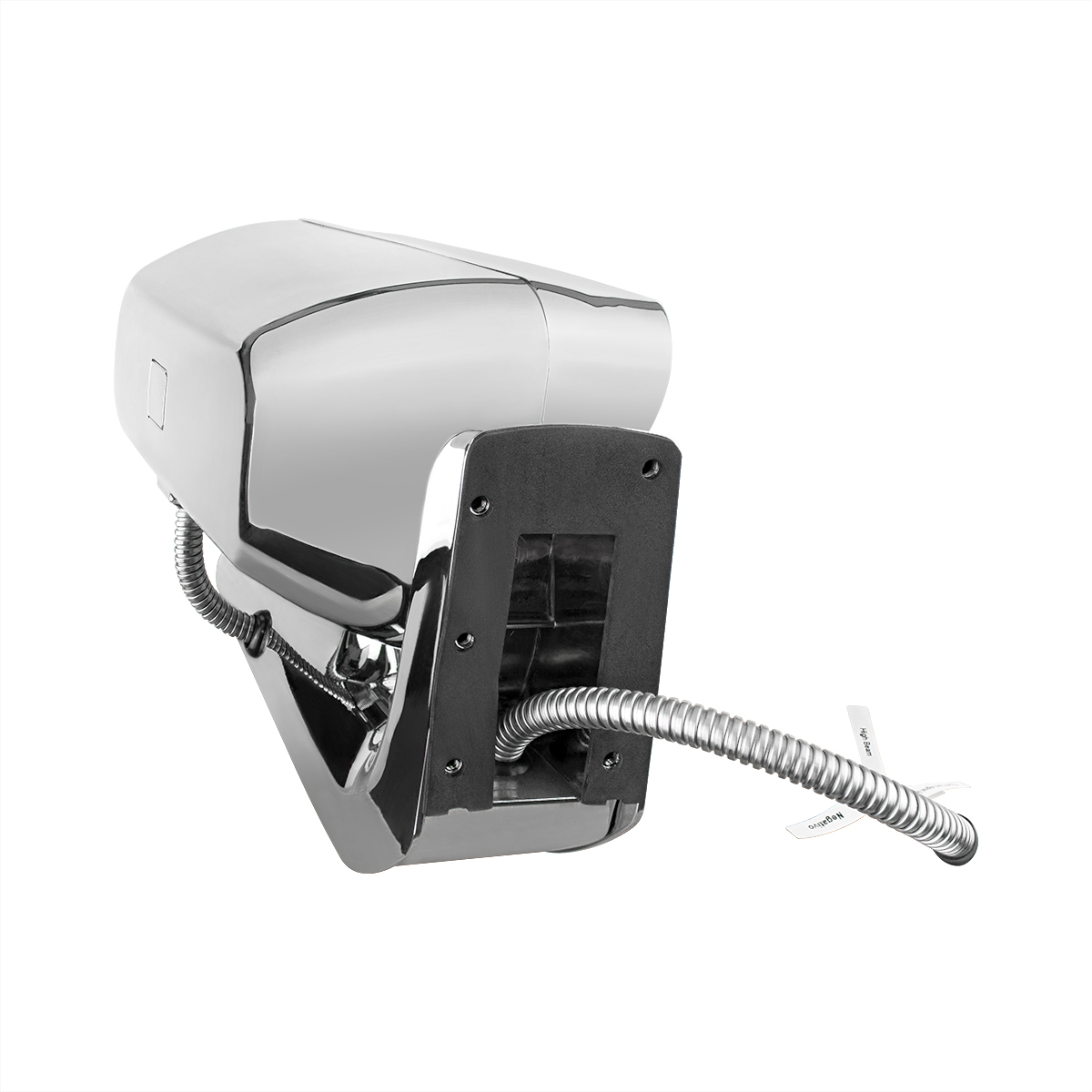 High Power LED Black Projection Headlight Assembly With Mounting Arm & Turn Signal - Driver - Thumbnail 8