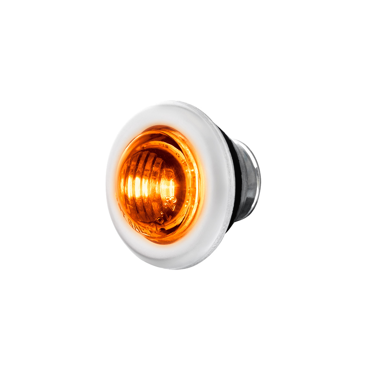 2 LED 3/4" Mini Double Fury Light (Clearance/Marker) - Amber & Blue LED/Clear Lens - Thumbnail 5