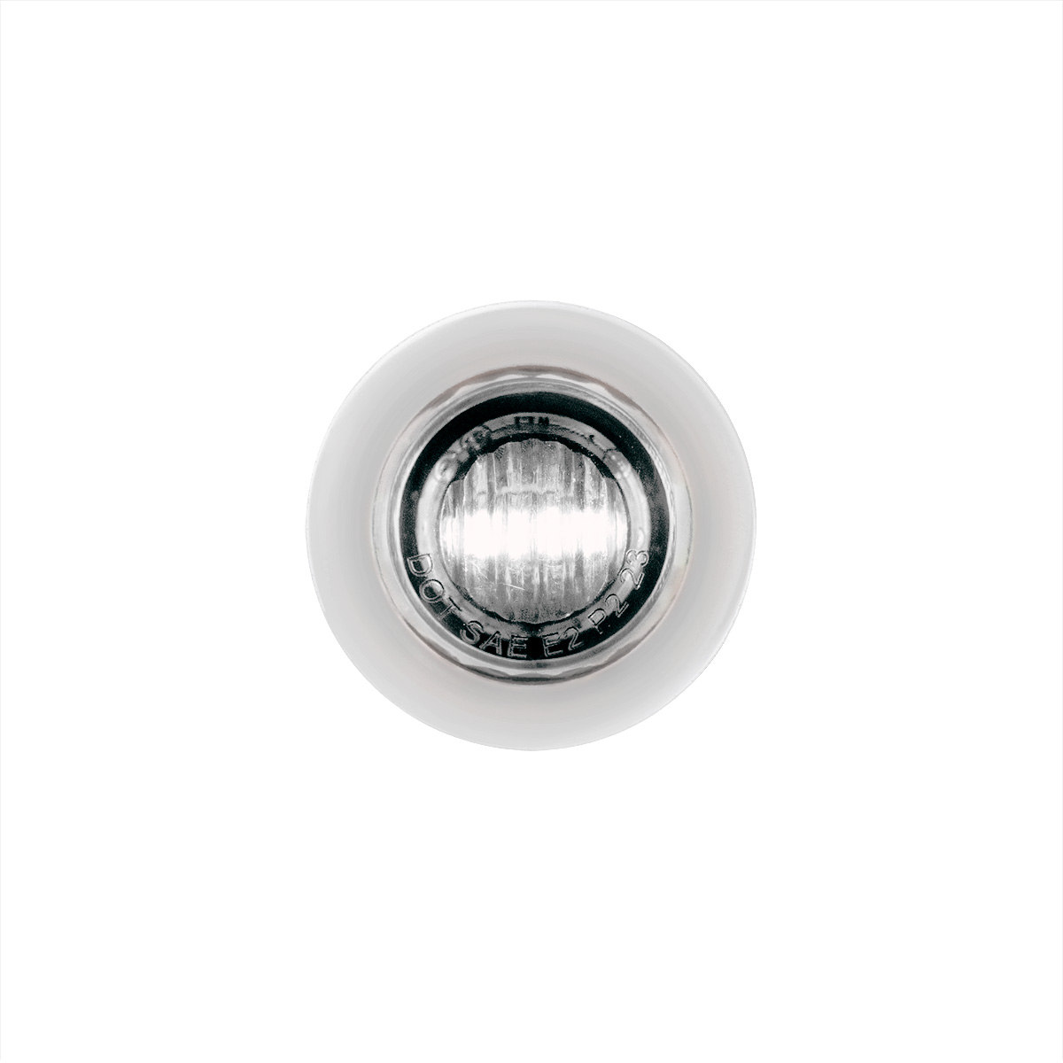 2 LED 3/4" Mini Double Fury Light (Clearance/Marker) - Amber & White LED/Clear Lens - Thumbnail 3