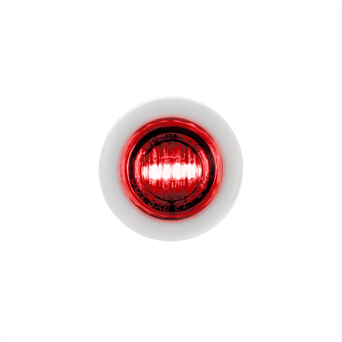 2 LED 3/4" Mini Double Fury Light (Clearance/Marker) - Red & Blue LED/Clear Lens - Thumbnail 2