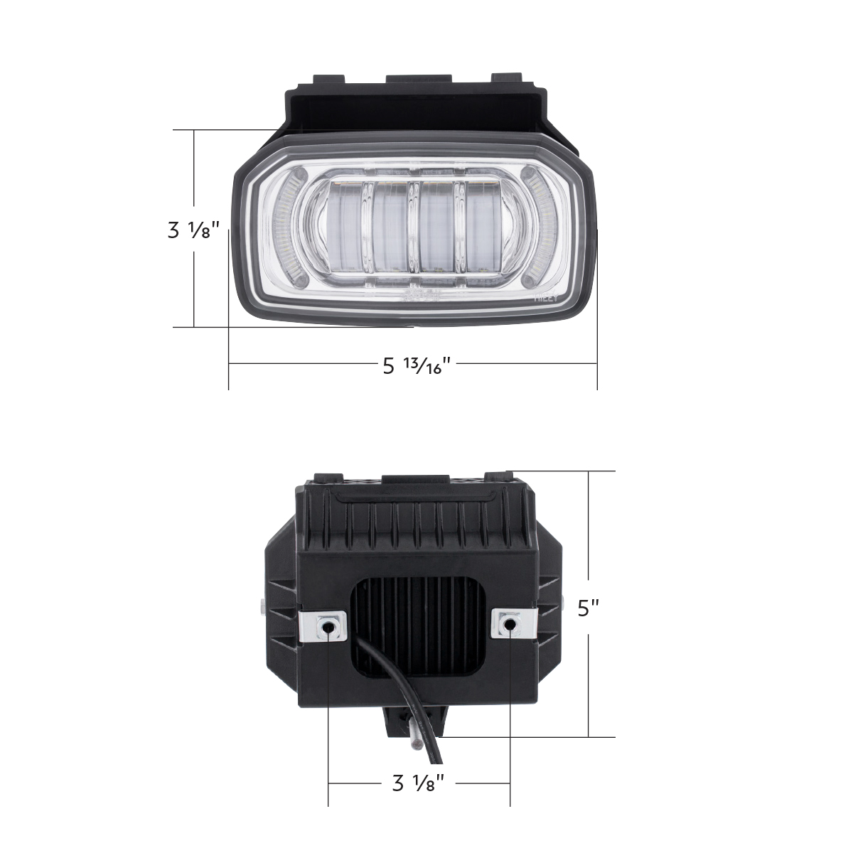 12 LED Projector Fog Light For 2018-2025 International LT - Thumbnail 9