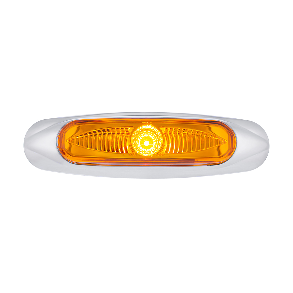 5-3/4" Wide 3 LED ViperEye Light (Clearance/Marker) - Amber LED/Amber Lens - Thumbnail 2
