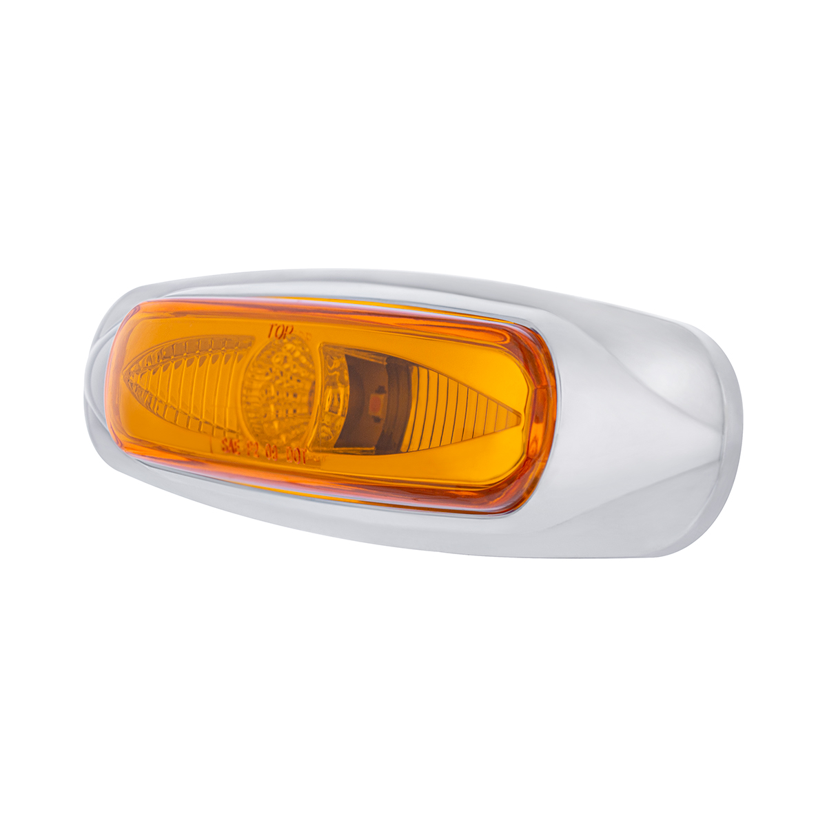 5-3/4" Wide 3 LED ViperEye Light (Clearance/Marker) - Amber LED/Amber Lens - Thumbnail 3