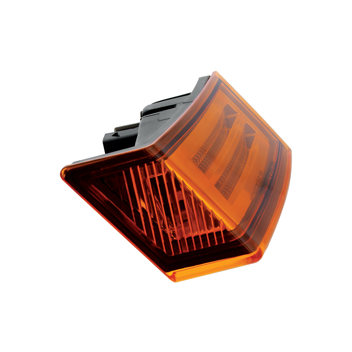 35 LED Sequential Turn Signal Light For 2018-2025 Freightliner Cascadia - Driver - Amber LED/Amber Lens - Thumbnail 6