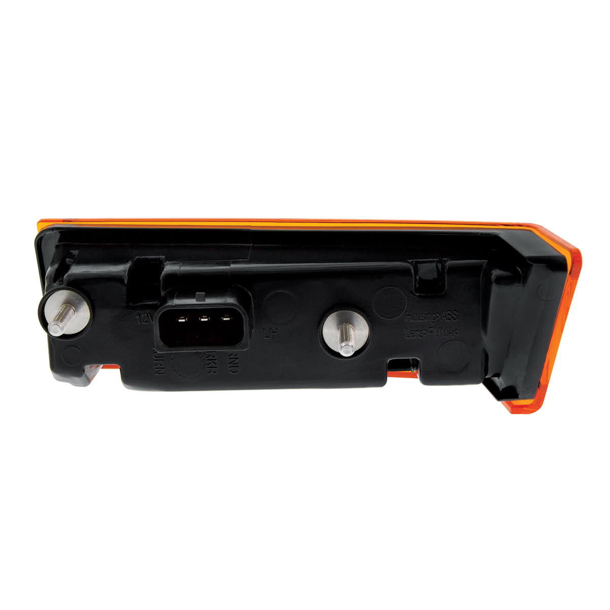 35 LED Sequential Turn Signal Light For 2018-2025 Freightliner Cascadia - Driver - Amber LED/Amber Lens - Thumbnail 7