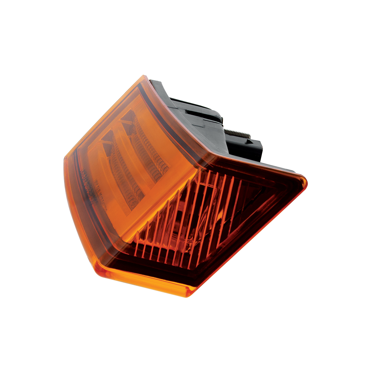 35 LED Sequential Turn Signal Light For 2018-2025 Freightliner Cascadia - Passenger - Amber LED/Amber Lens - Thumbnail 6