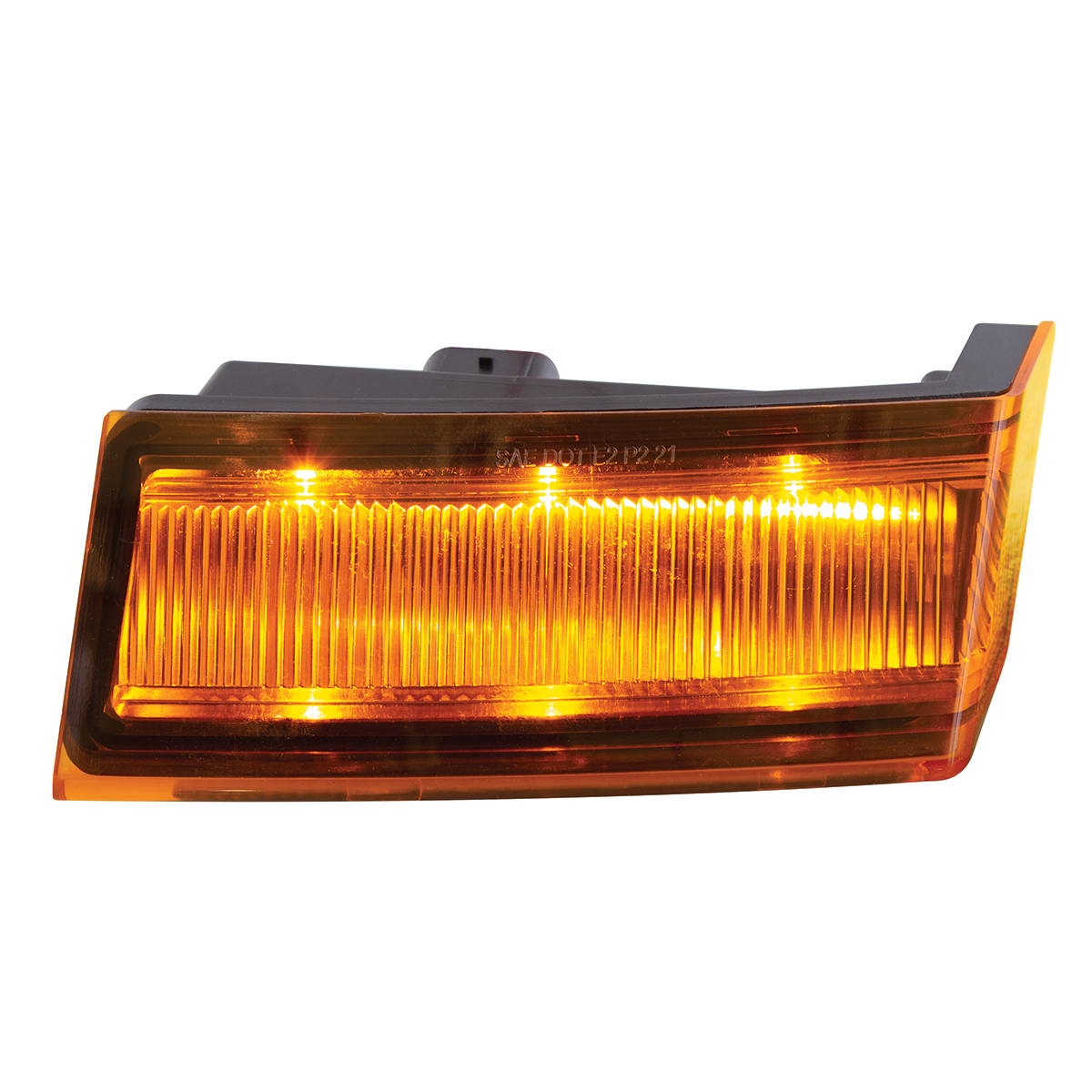 6 LED Amber Turn Signal Light For 2018-2025 Freightliner Cascadia - Driver -Competition Series - Thumbnail 7