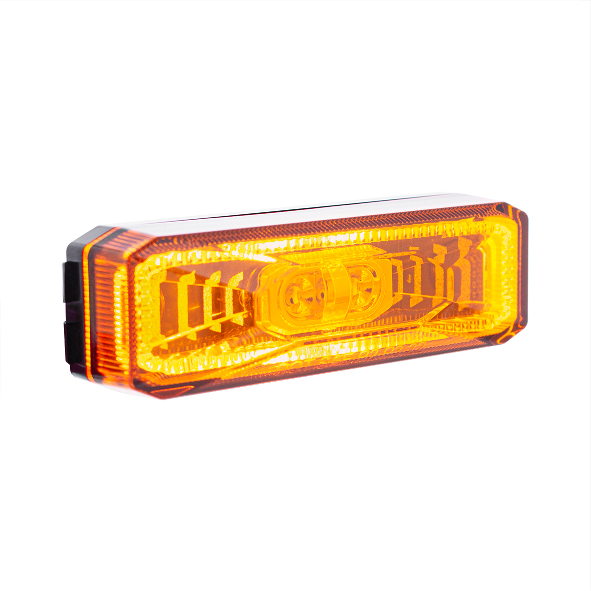 10 LED Rectangular Abyss Light (Clearance/Marker) - Amber LED/Amber Lens - Thumbnail 3