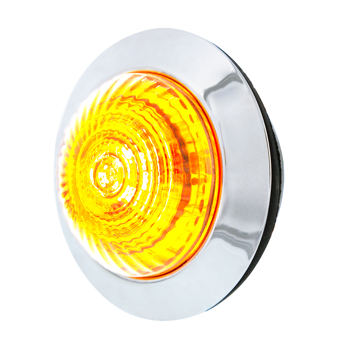 6 LED 1-1/4" Dual Function Light (Clearance/Marker)-Amber LED/Amber Lens - Thumbnail 3