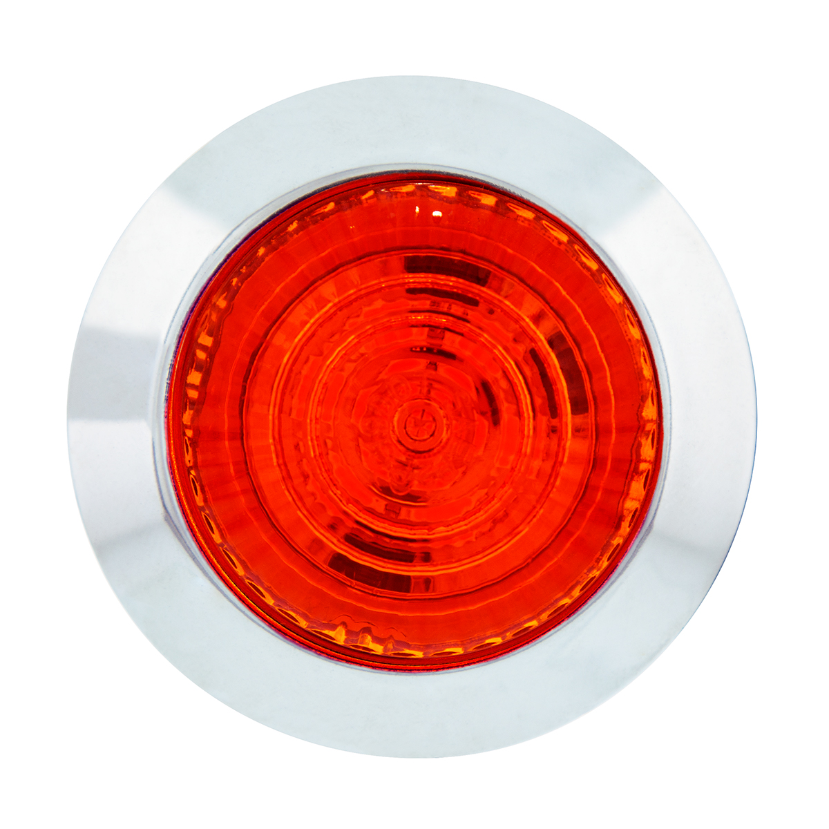 6 LED 1-1/4" Dual Function Light (Clearance/Marker)-Red LED/Red Lens - Thumbnail 2